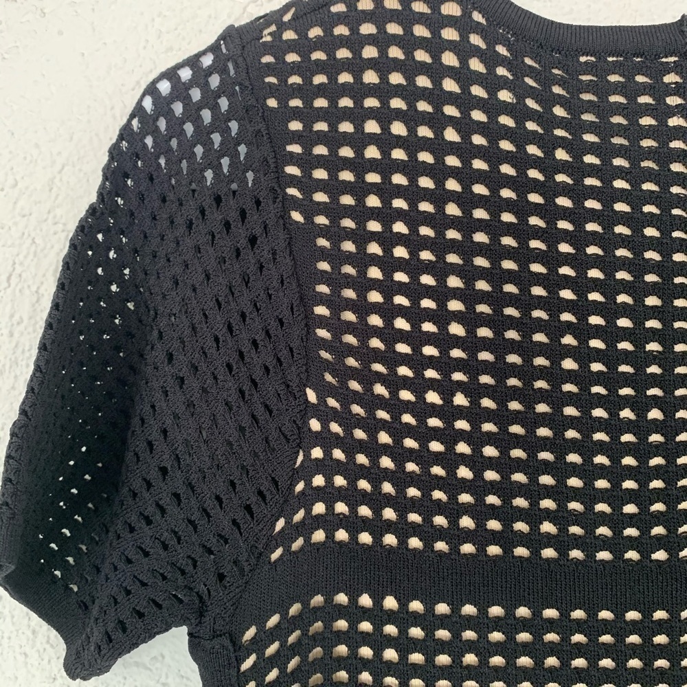 REVOLVE John + Jenn Black Eyelet Body Con Dress - Picture 10 of 11